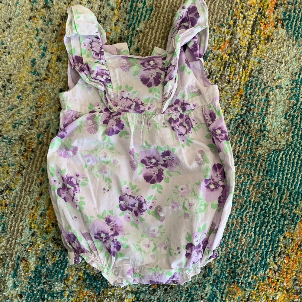 Janie and Jack floral romper